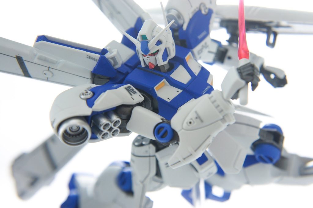 バーニアのシャインシルバーと関節の丸のブルーがいい感じだと思ってます