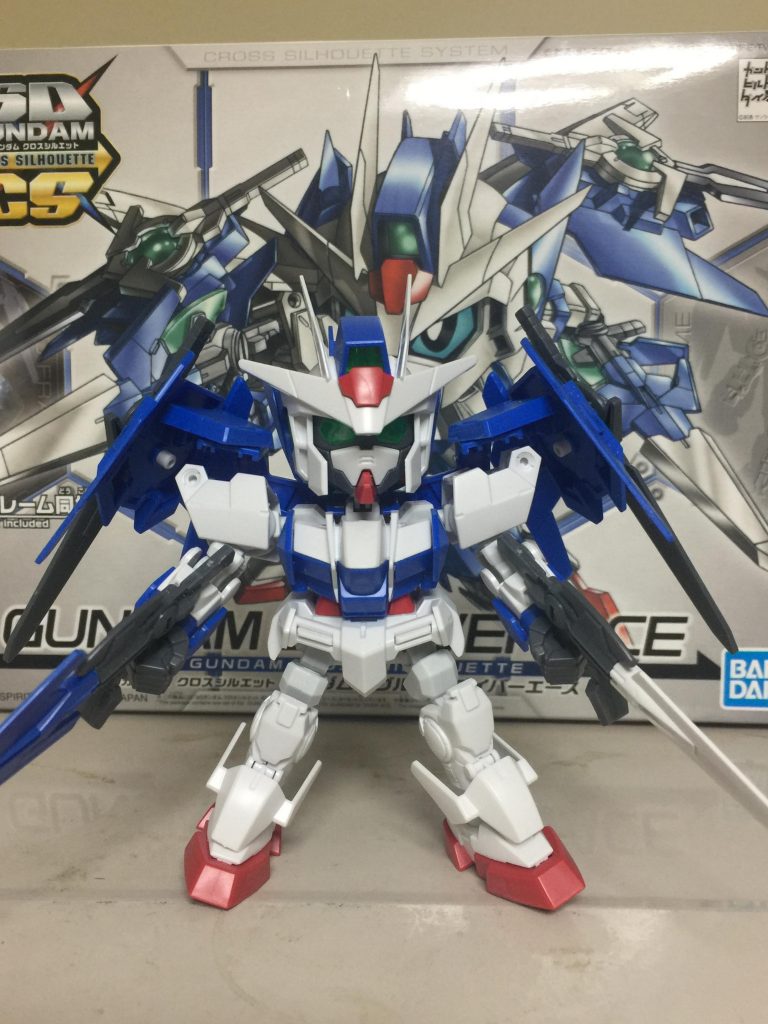 ダブルオーダイバーエースの素組み
制作工程!