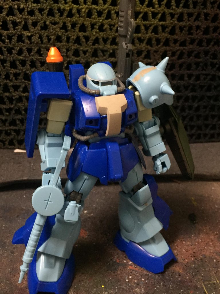 最初から構想が決まっていたので簡単に．
ベース:ハイザック(hguc)
アイザックなのは内緒( ˙꒳​˙  )
肩:ザクⅡ(hguc)