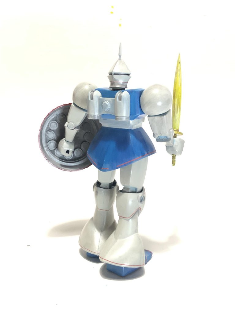 うしろ
「ウラガン、私のギャン整備はどうかな。」
なかなかの後ろ姿