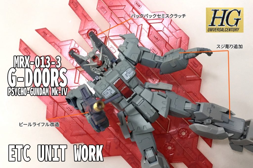 バックパック・ビームライフル改造時