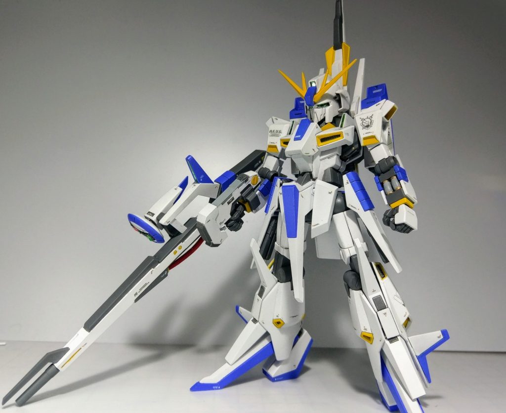 ゲーム等では実戦参加もしているＭＳですが、テスト用もしくはリゼルの性能評価の為の標的機な位置づけで製作してます。