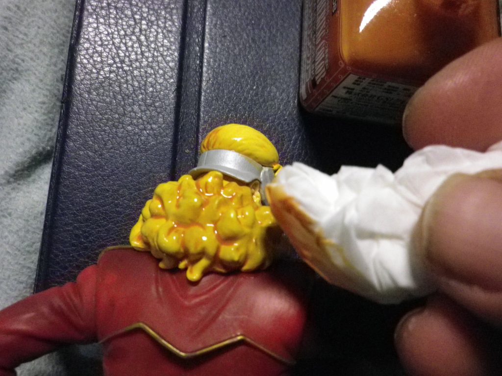 塩梅を見て吹き取りします（笑）