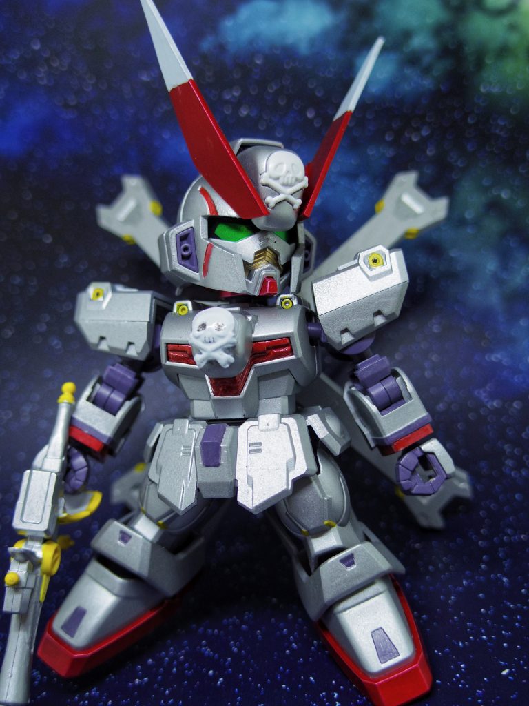 以上
SD クロスボーンガンダム X-0 でした！
閲覧ありがとうございました！

[SDコン1作目、デルタプラスカスタムもよろしくお願いします！](https://gumpla.jp/sd/127822)