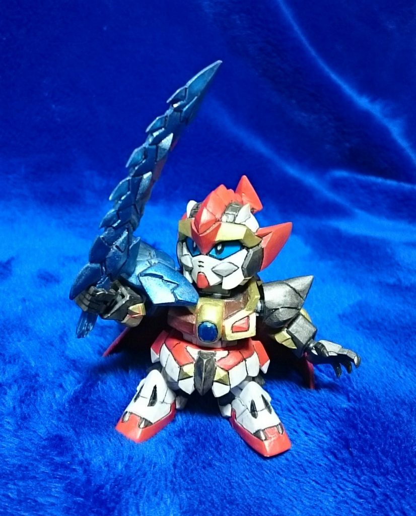 筆塗りとガンダムマーカーでの塗装でした。