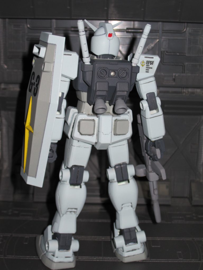 ビームライフルは厚みが不足していたので、キャスト製のEX-GKPを使用しました。