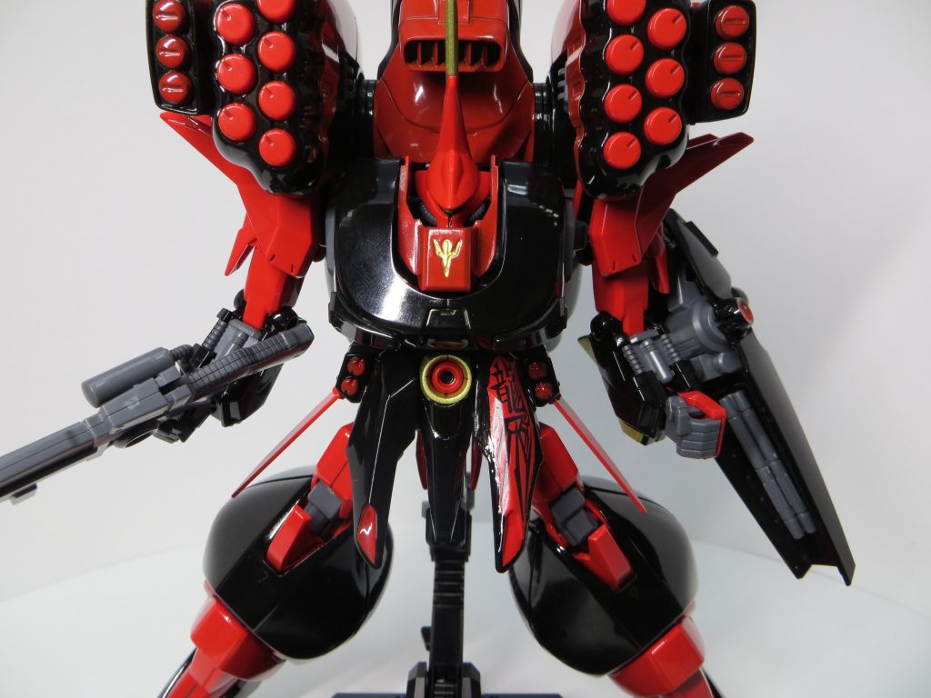 正面。胴、バックパックがズサ、それ以外がバウといった感じです。脚はバウのものにズサの脚を被せました。