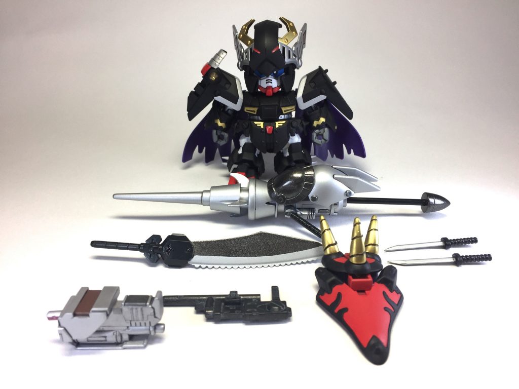 武器はたんまり。ランスにソードにショートソード、シールド。