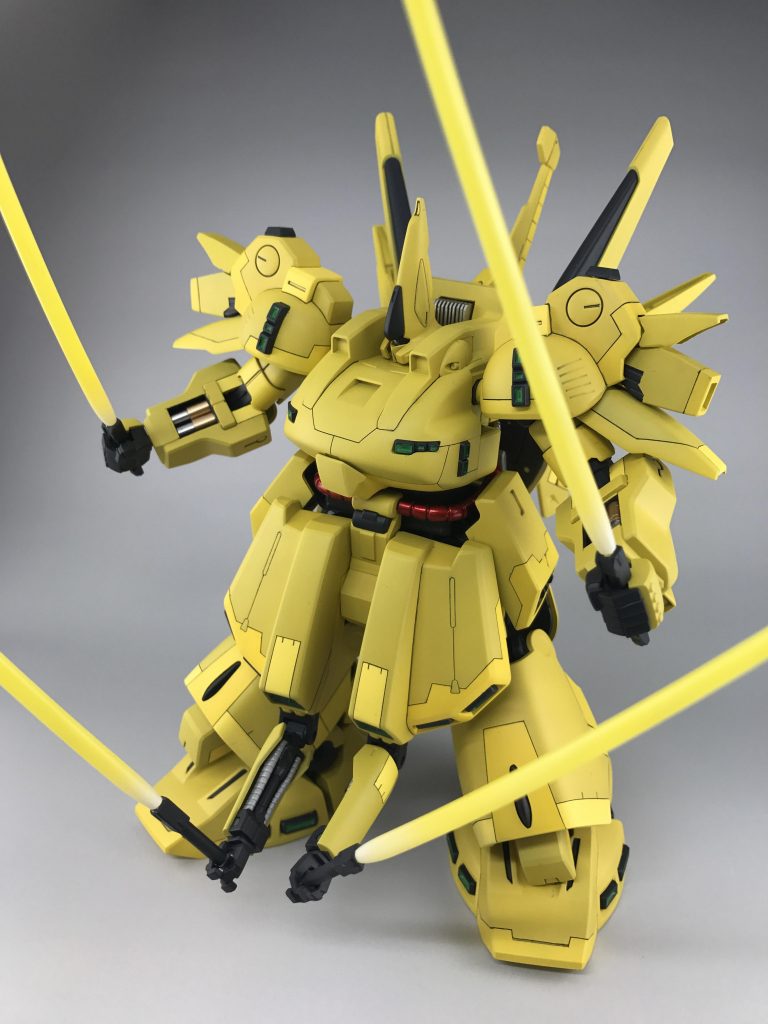 ジオと言えばの隠し腕。
やはり四刀流はやりますよね。