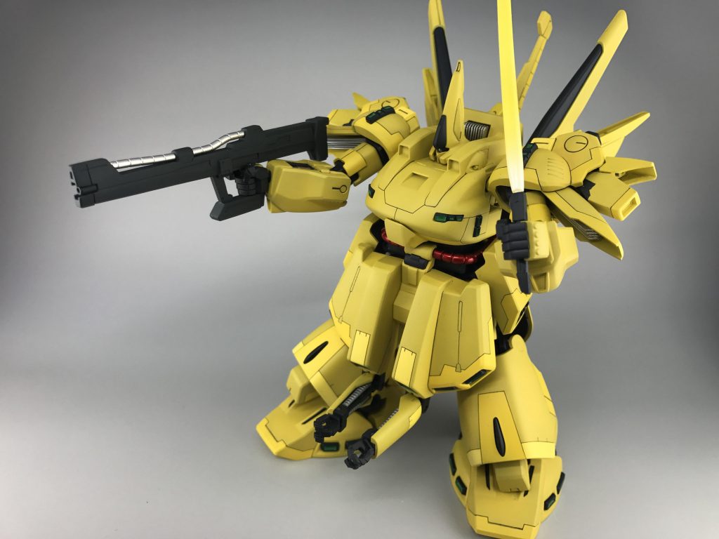 ビームサーベルの塗装、珍しく上手くできました。