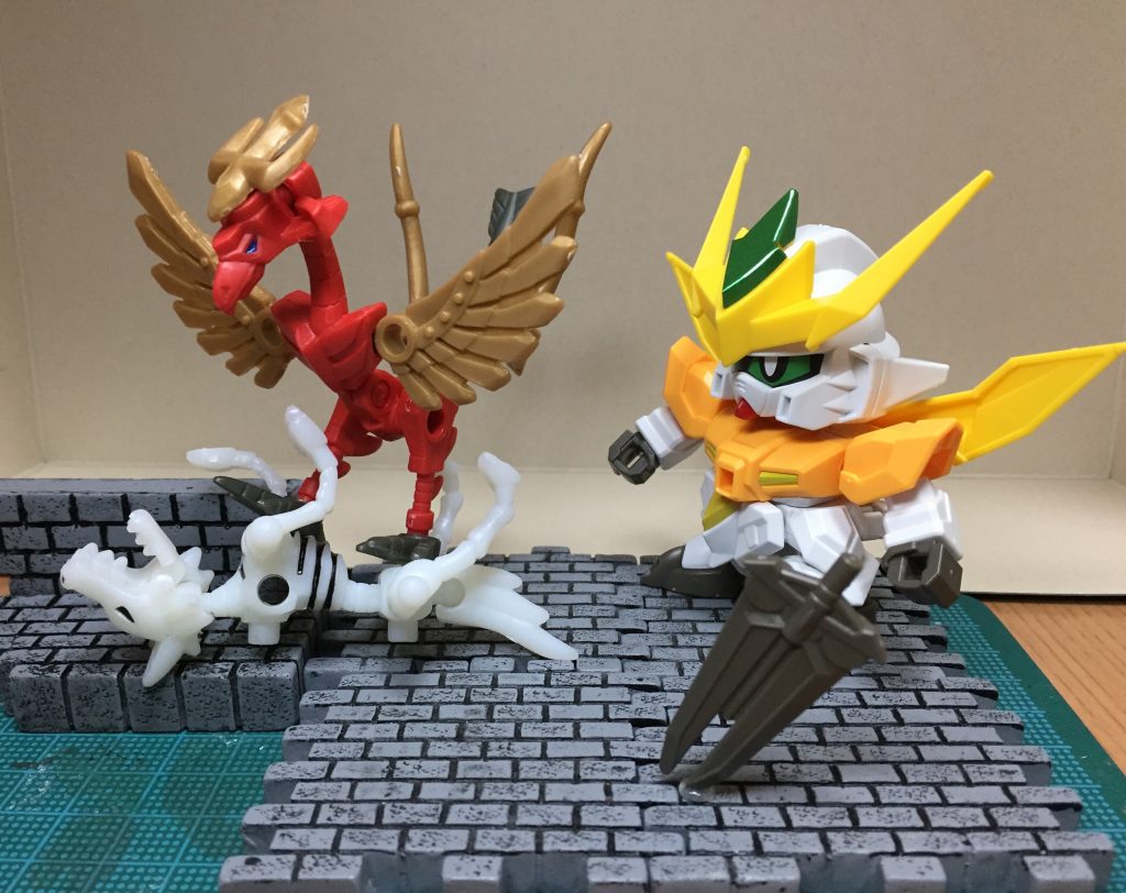 合体前。ホネホネドッグ危険！！