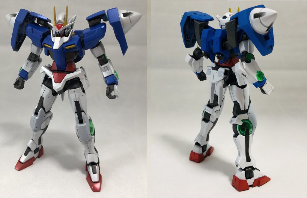 本体
各部をパテやプラ板でディティールアップさせ、たくましい体つきを目指しました。