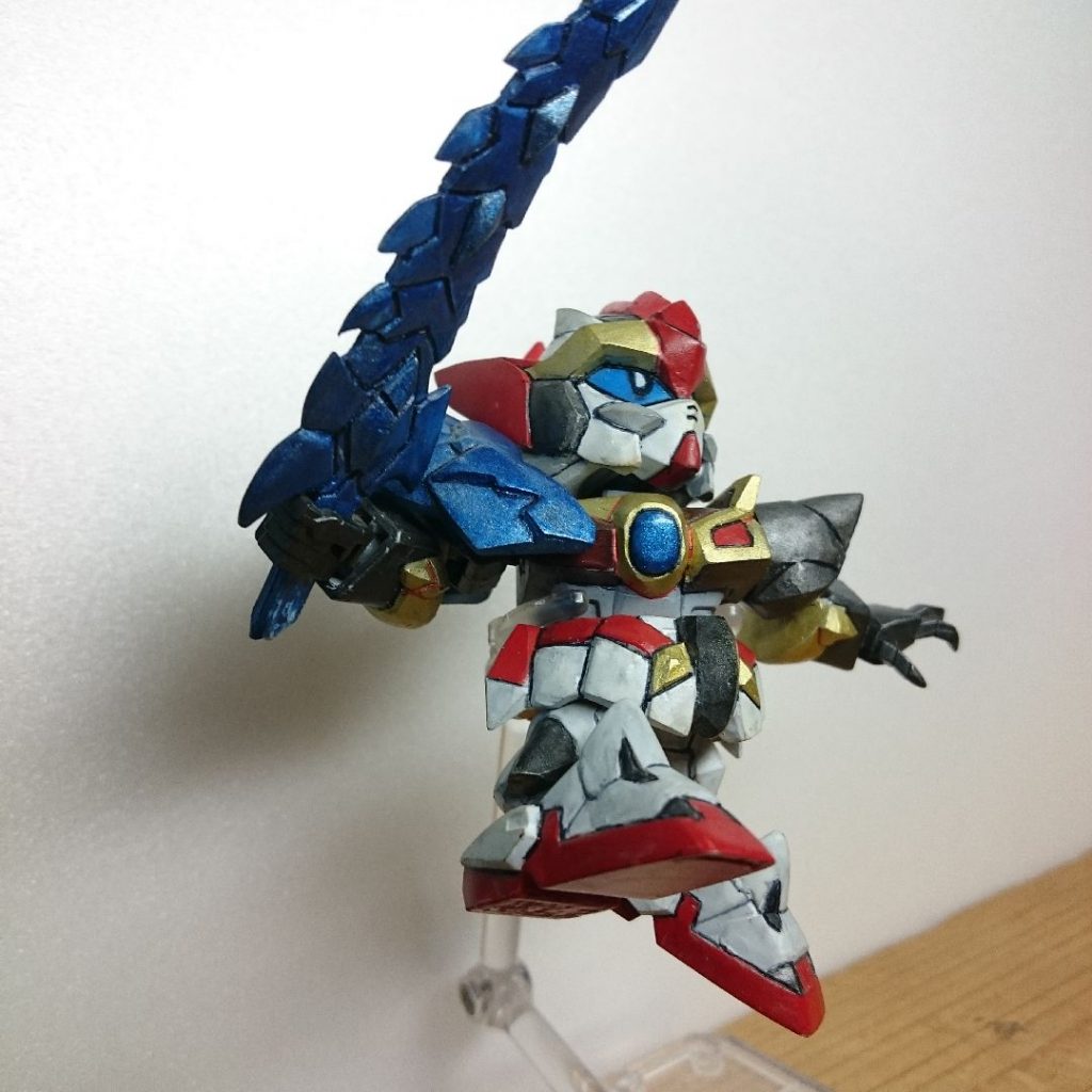 当時、手元に資料が殆ど無くて、独自解釈と、アレンジで元デザインとは異なる部分が多くなってしまいました。