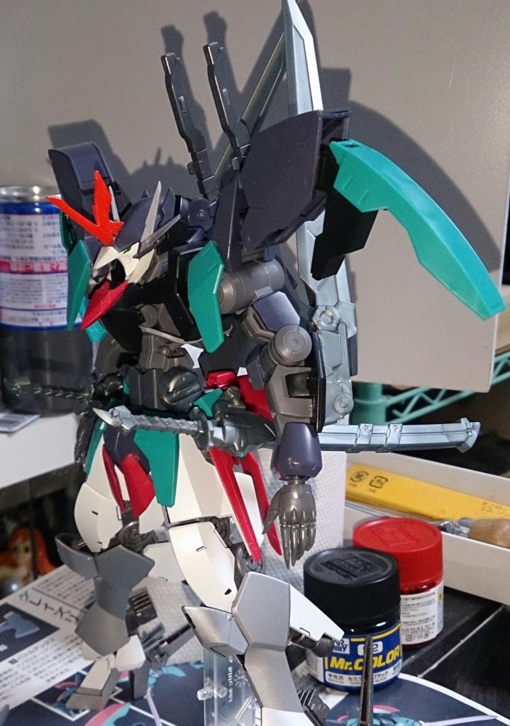 一部塗装前の写真です。