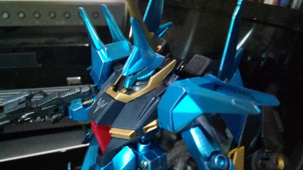 R的に青系で塗装