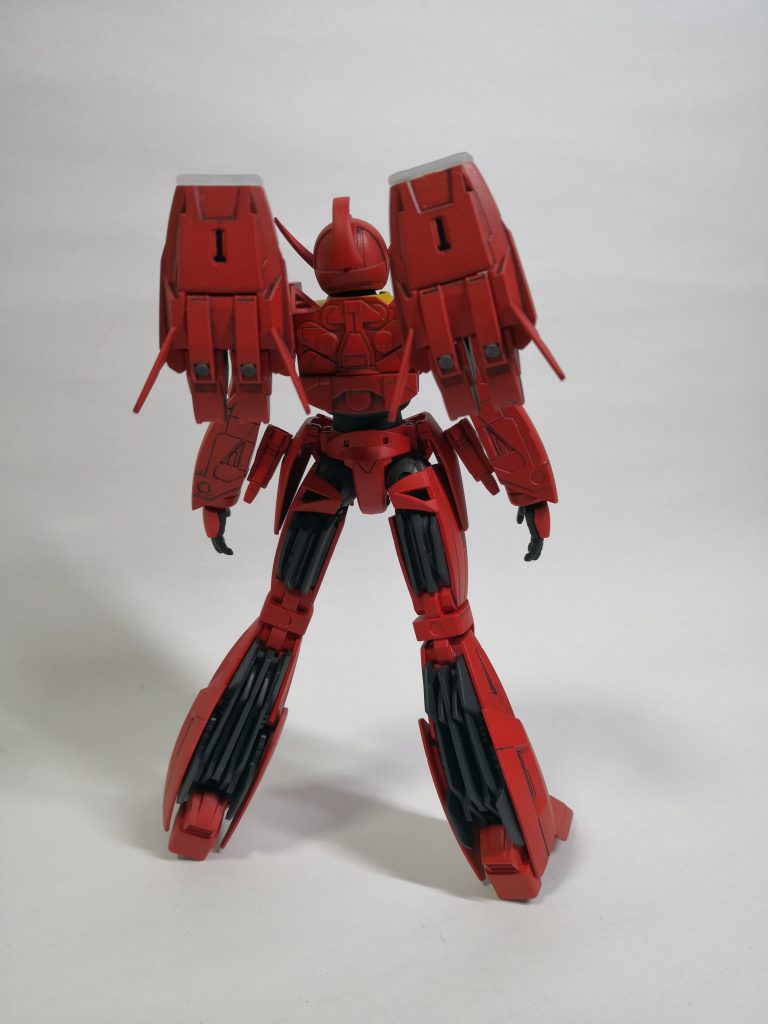 バックショット。大型推進機のつもりでプトレマイオスアームズからGNビームコンテナを装備してます。