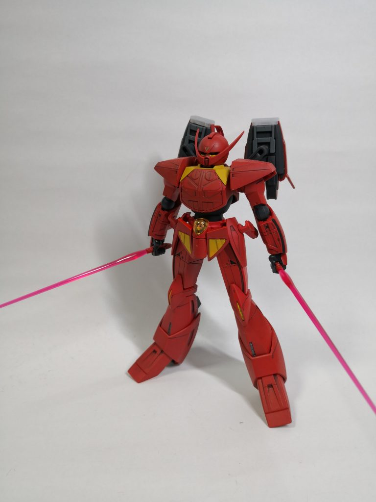 自分がGBNに参戦するならと妄想しながら作りました！
高軌道・近接格闘特化型のターンエーガンダムです。
GBNに月光蝶が実装されているかわかりませんが、月光蝶は使えない設計ですｗ
装備も腰に取り付けられたビームサーベル2本のみです。