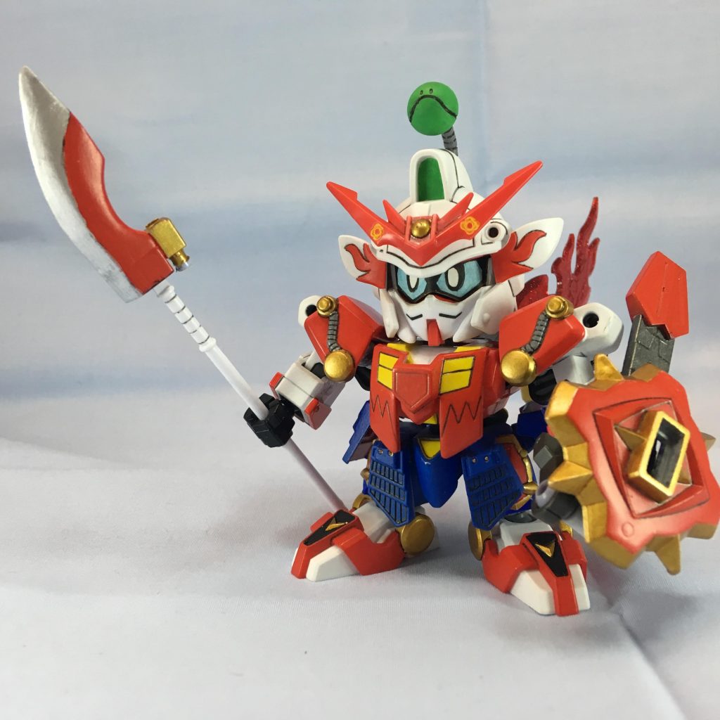 天晴連宝は三つの武具として身に纏う事も出来る。
嵐の如く戦場を駆ける様から「天晴連宝将軍」と呼ばれ恐れられている。