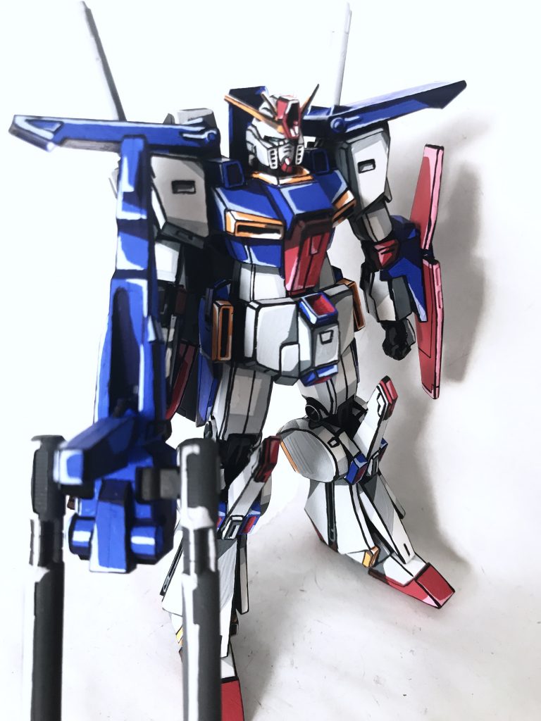 1/144 ZZガンダム アニメイラスト風–3枚目/制作者：@j_gunaka