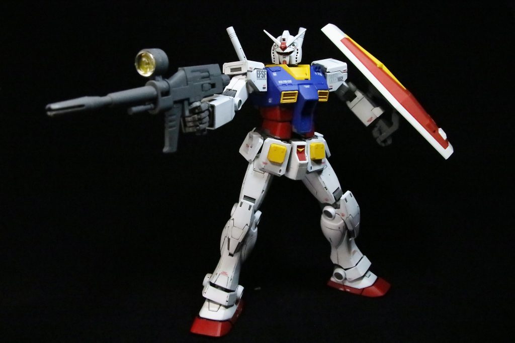 定番のポージングで