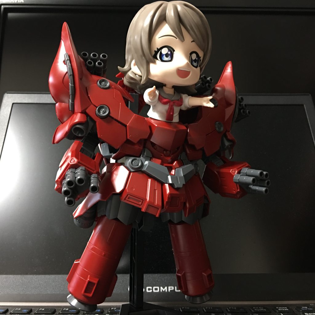 塗装前には桜内梨子と渡辺曜の収まり具合もテストしてみました。