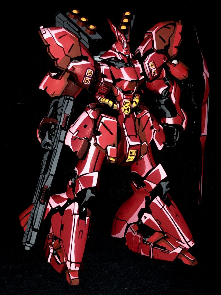 1/144 サザビー アニメイラスト風–3枚目/制作者：@j_gunaka