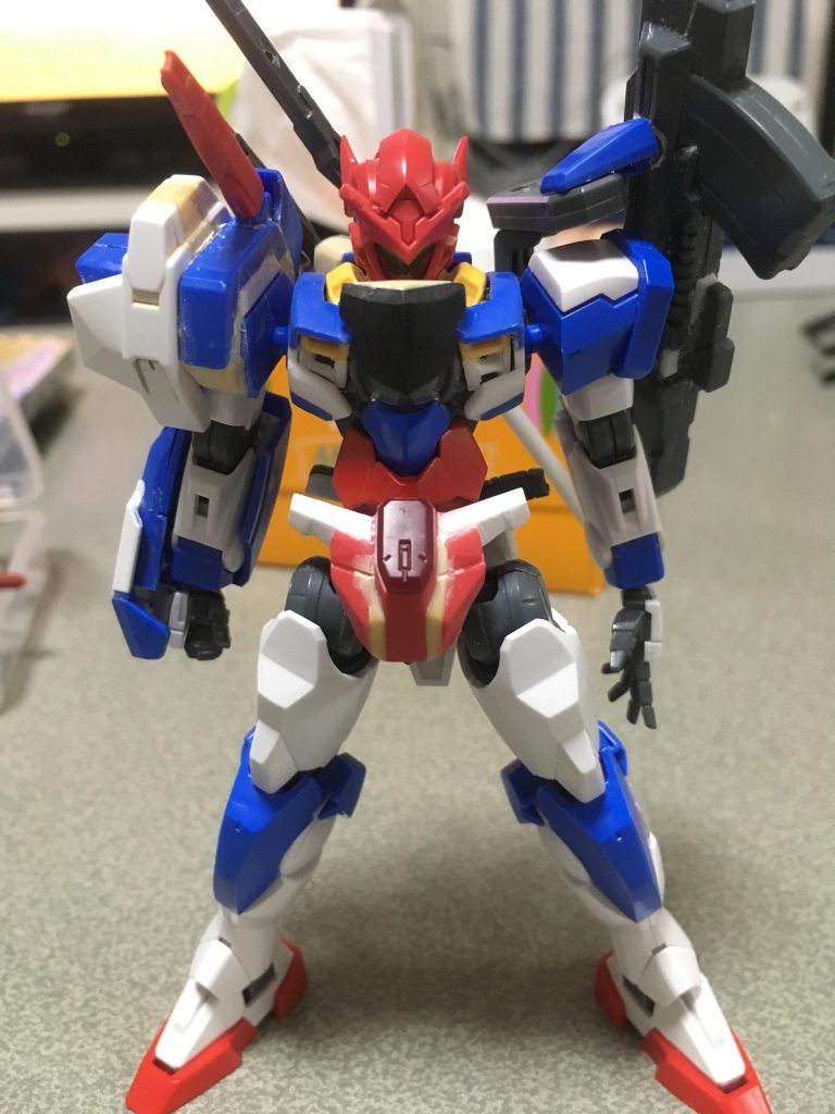 塗装前の最終の状態です!今思い出したんですけど右肩にビームサーベルあるの忘れてましたwまた気が向いたら写真撮って載せ直しますw