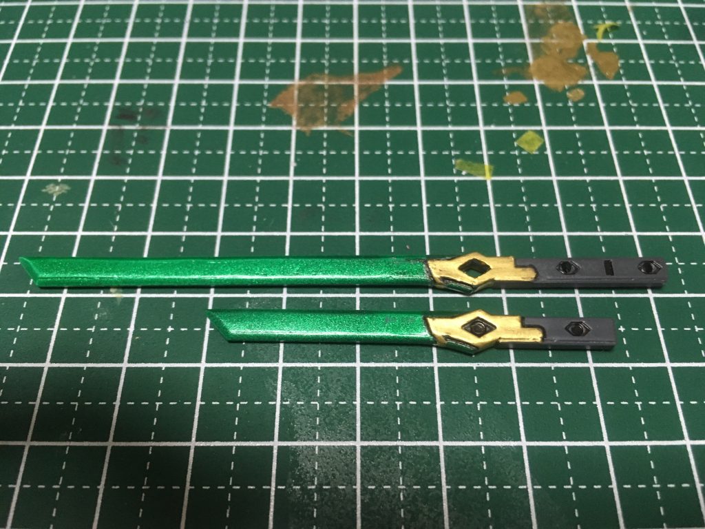 GNカタナは短いのと長いの2本あります!ストレートにするのにこだわりました!