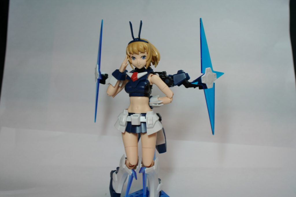 HGフミナ ガンダムベースver　素組み　無塗装–2枚目/制作者：GURATAN