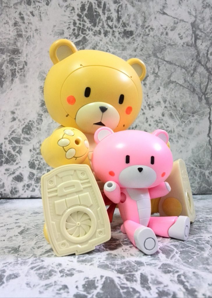 親子仲良く
いや、実は親子ではないのです

ここまではプチッガイFと同じですが、このプチッガイはチェアストライカーに乗せるのではなく

また違った方法で支援するのである