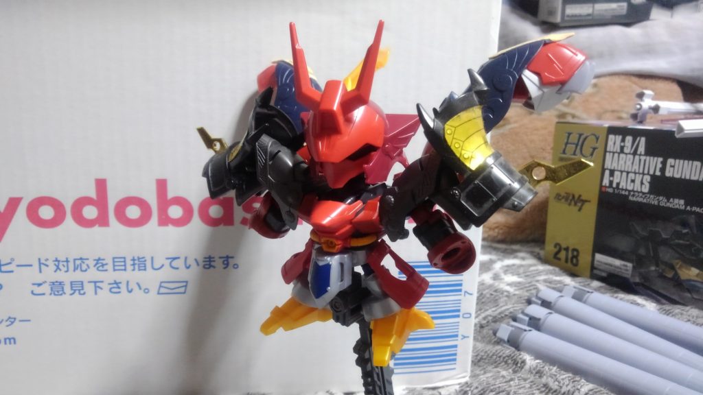 ミキシング途中を一枚
こう見ると元キットのサザビー分があんまり見えないですね…。