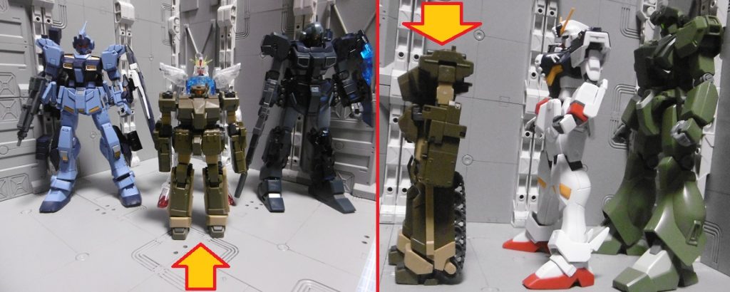 MS形態時においても、小型MSのF91やX1よりも全高が低いのは魅力。ミサイル腕のデザインが「卍」なので、忍者だけでなく寺社勢力の所属機にしても面白そうだなーと思います。
ロトを選んだのは単にエコーズジェガンとセットだからではなく、総合的な観点によって決まりました。
それ以外の理由に「ロトの作品自体があまり多くない」というのもあります。ABSだらけなのと自由度も高くないので難しいのかなと。全国・世界中のロト好きの皆さんにも、この作品に込めた想いが届・・・くのだろうか?(マニアック過ぎて心配)