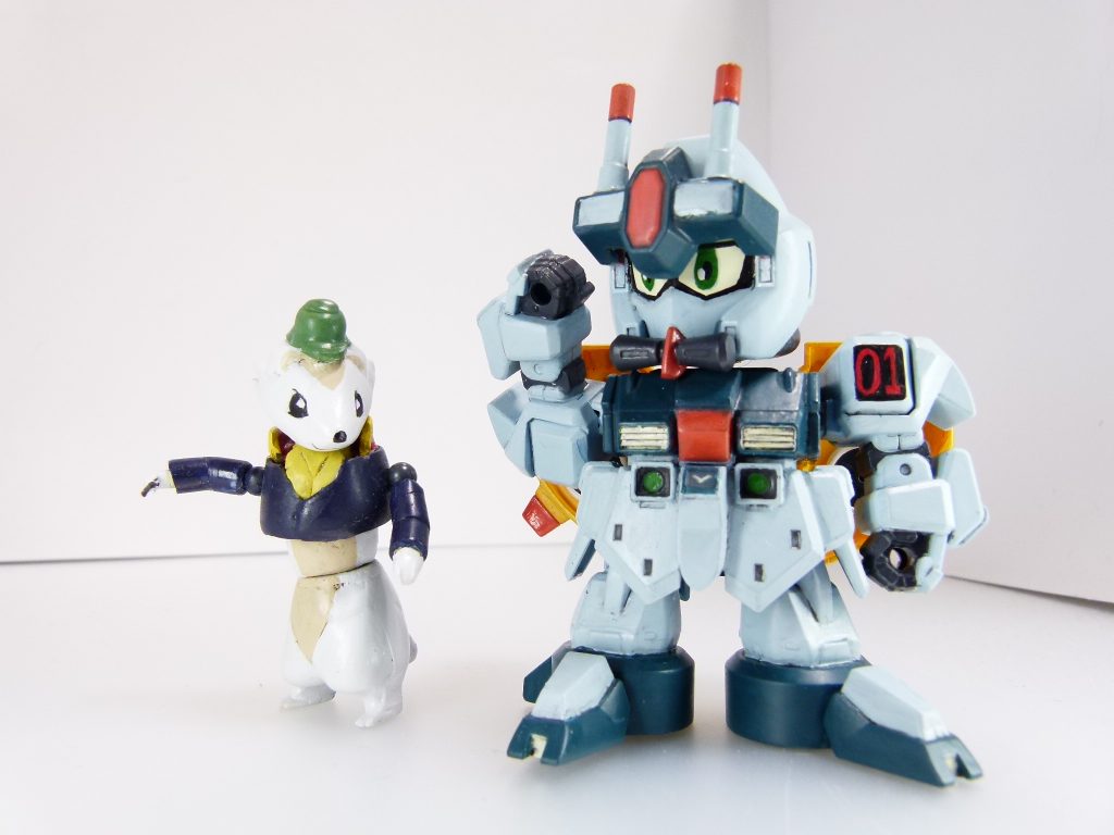 第二次有志連合戦：「ELダイバー」・サラを巡る、GBN全体を揺るがした一連の事件（「ビルドダイバーズ」後半）。ゲームマスターは当初サラの存在を容認せず、（本ゲームが消滅したら現実世界では･･･というダイバーがいる）フォース・「第七機甲師団」のロンメルとともに、サラを保護したフォース・「AVALON」のクジョウ・キョウヤの説得に当たった。クジョウの答えは、有志連合を再結成する「待ち」の構え。運営側のサラ消去パッチ完成までの時間を稼ぐとともに、サラを「救う」手段を他のダイバーに見つけさせることであった。サラちゃんをなんとかし隊。大きさ的にもなんだか合います。合うかな。