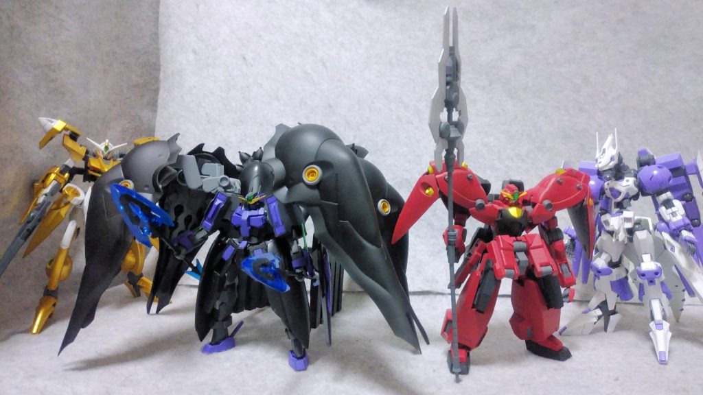 盛りガンプラも4機になりました
あと1機作ってフォース結成したいと思ったり