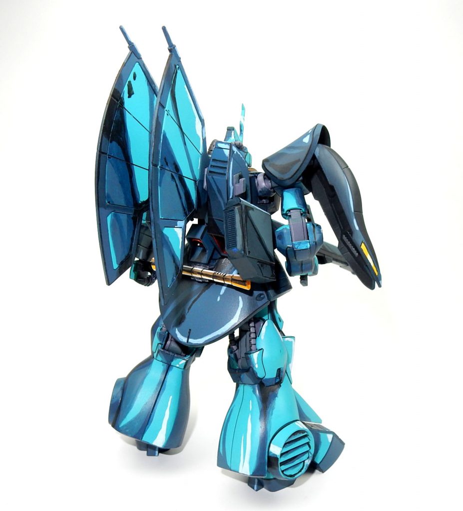 HGUCディジェ 80年代風アニメ塗りイラスト風–5枚目/制作者：今日