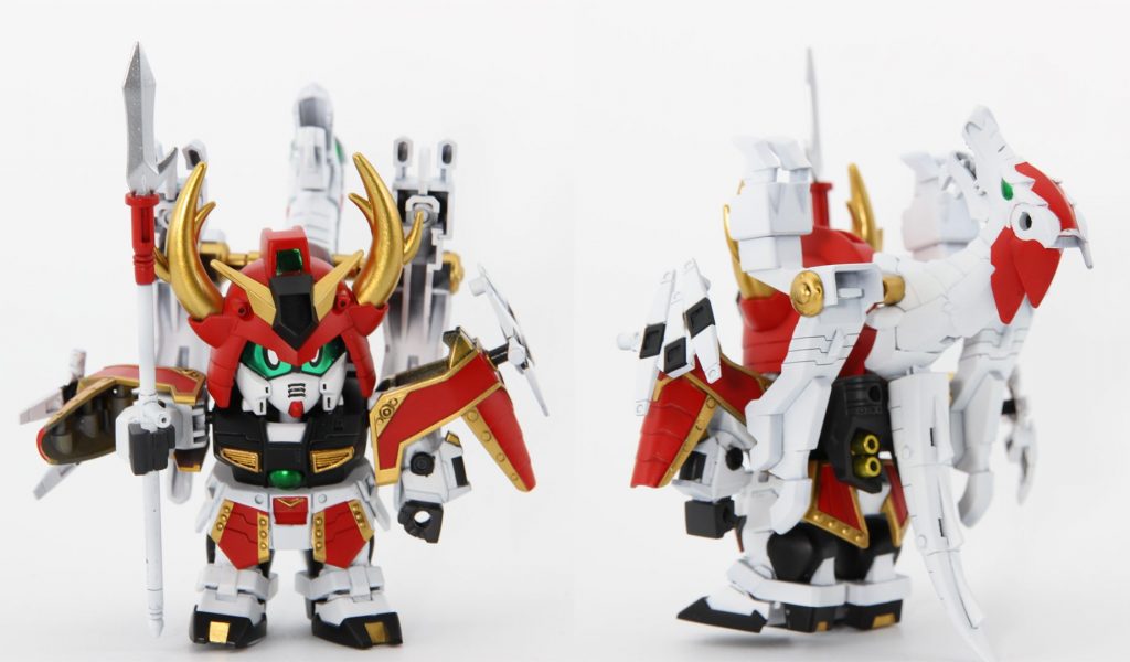 *龍神導師 仁宇*
マスキングで全塗装。龍神形態にもなるため等身が控えめになっているようです。