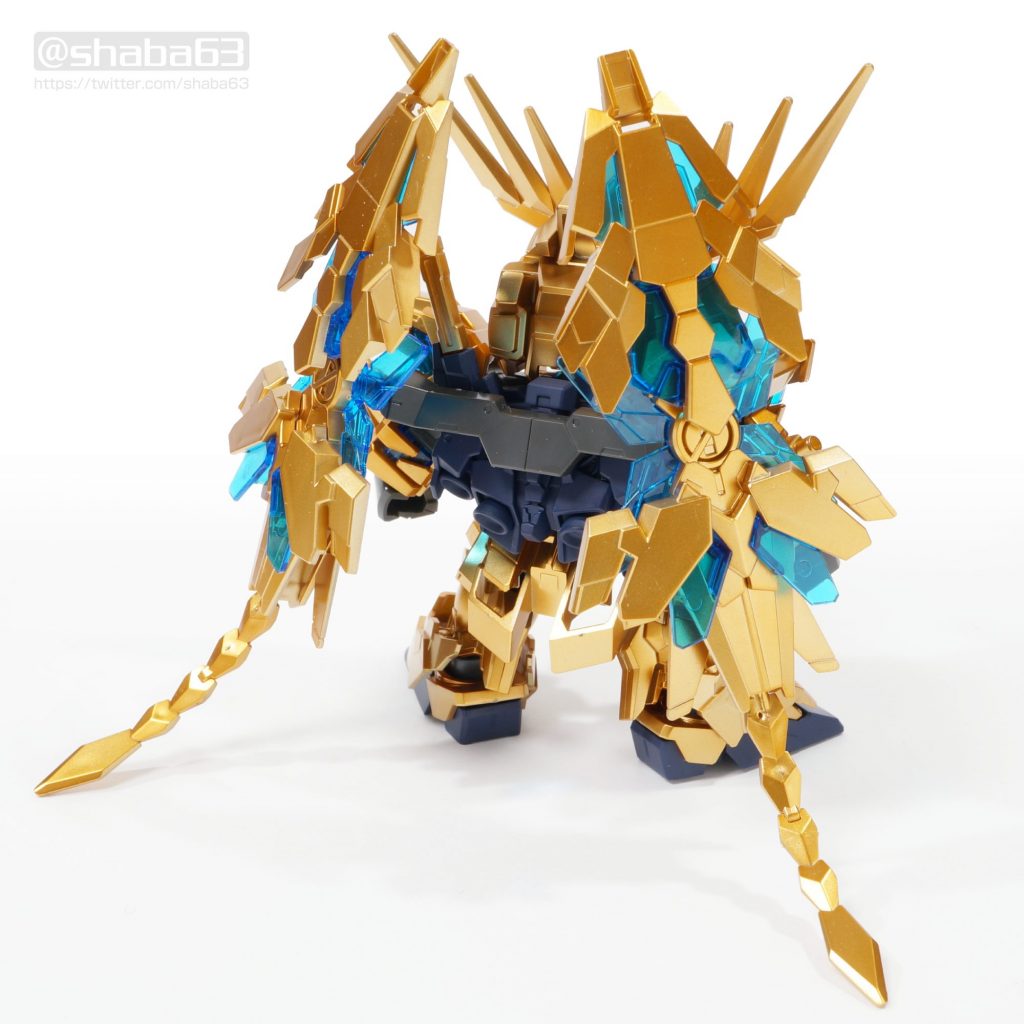 背面。一切マスキングというか塗り分けをしていませんすみません