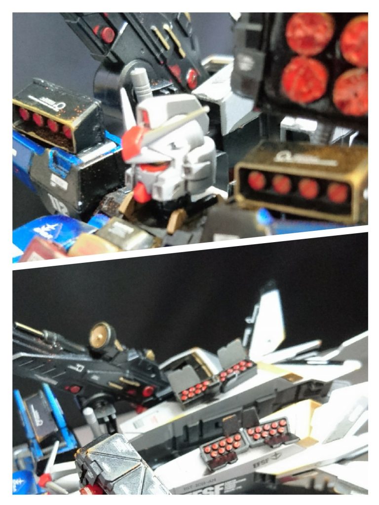 武器その2 小型ミサイル
両肩及びバックパックに付いているミサイルです。