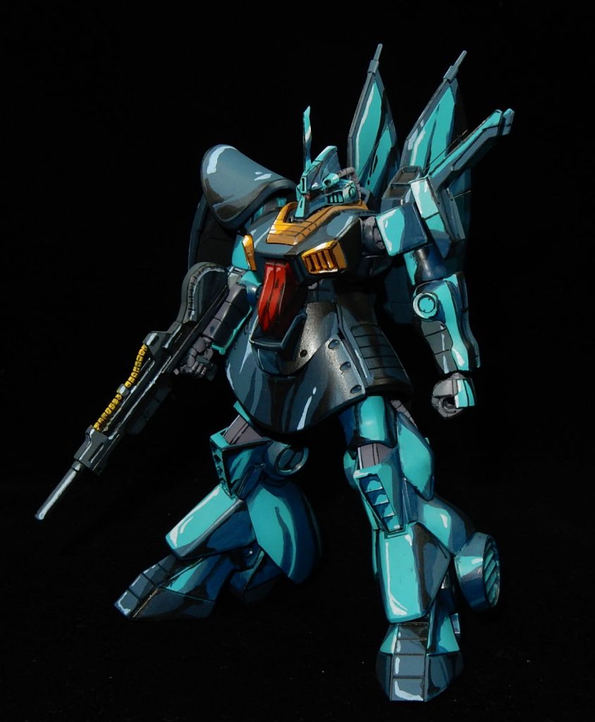 HGUCディジェ 80年代風アニメ塗りイラスト風–7枚目/制作者：今日