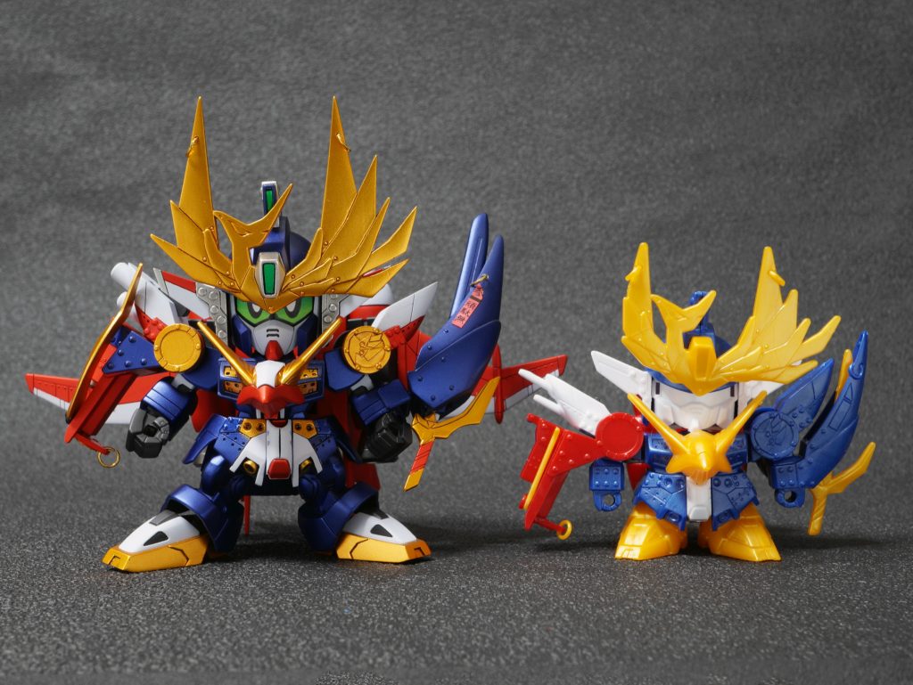 素組みとの比較。
114飛天頑駄無超将軍はデザインよしギミックよし成型色よしの神キットです。
ガンダムベースで買えるようになったので是非。