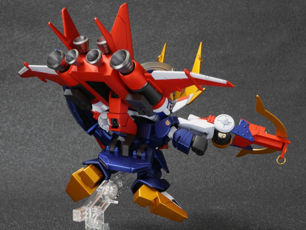 機獣王の陣、バックショット。6基のバーニアがチャームポイントです。