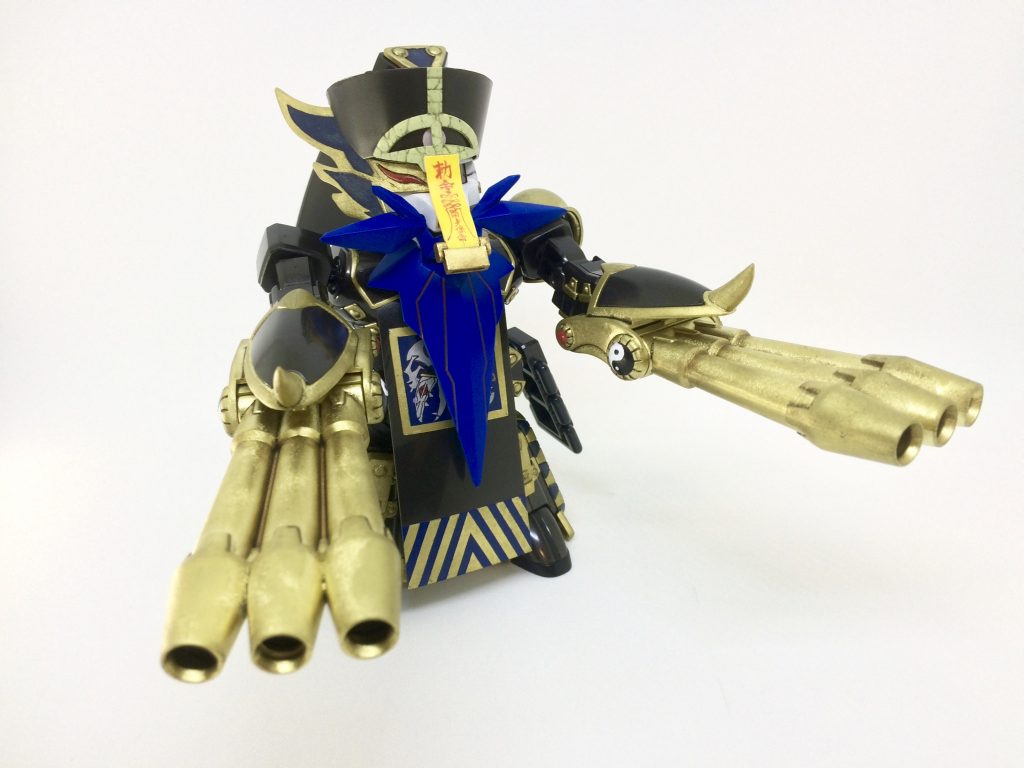 SD三国伝の董卓ザクを霊幻道士のキョンシー風に改造しました。