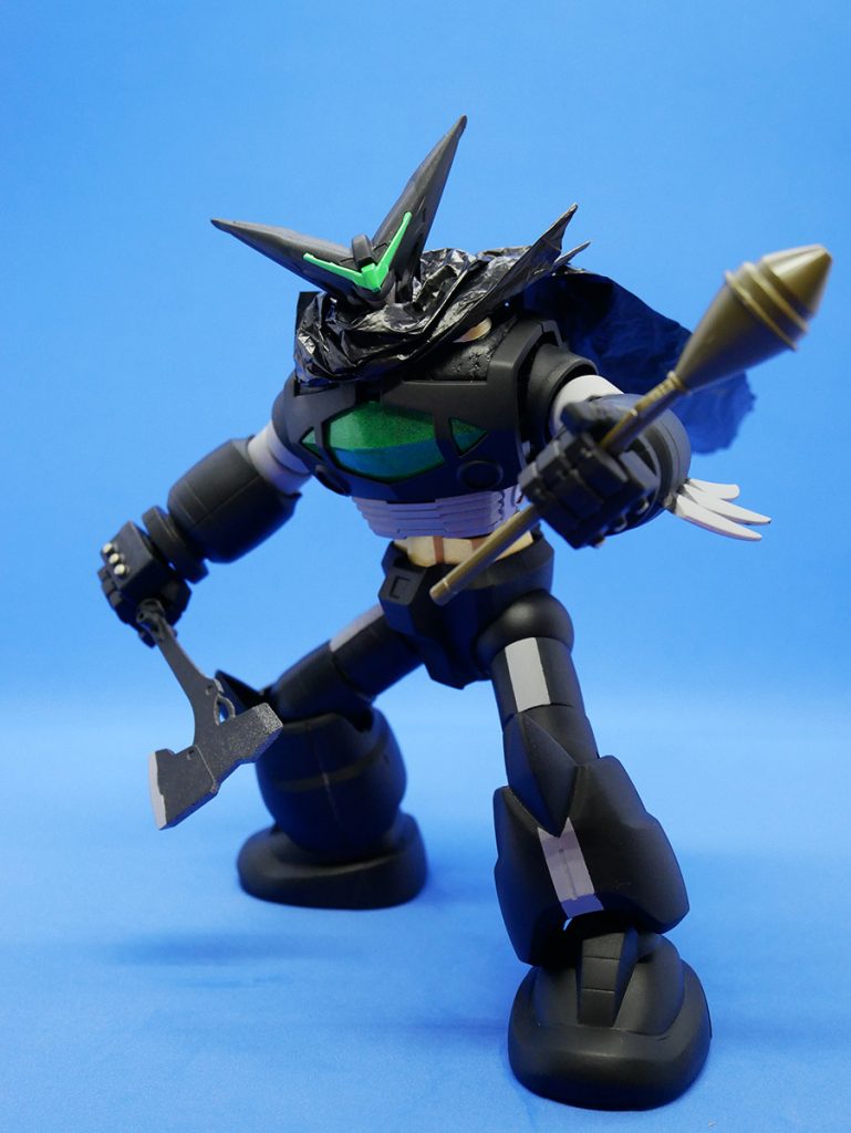 マフラーは薬局のビニール袋の持ち手部分です。