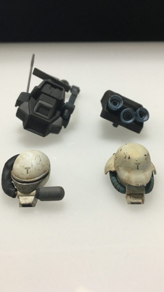 コンパチ用頭部とバックパックです⭐︎