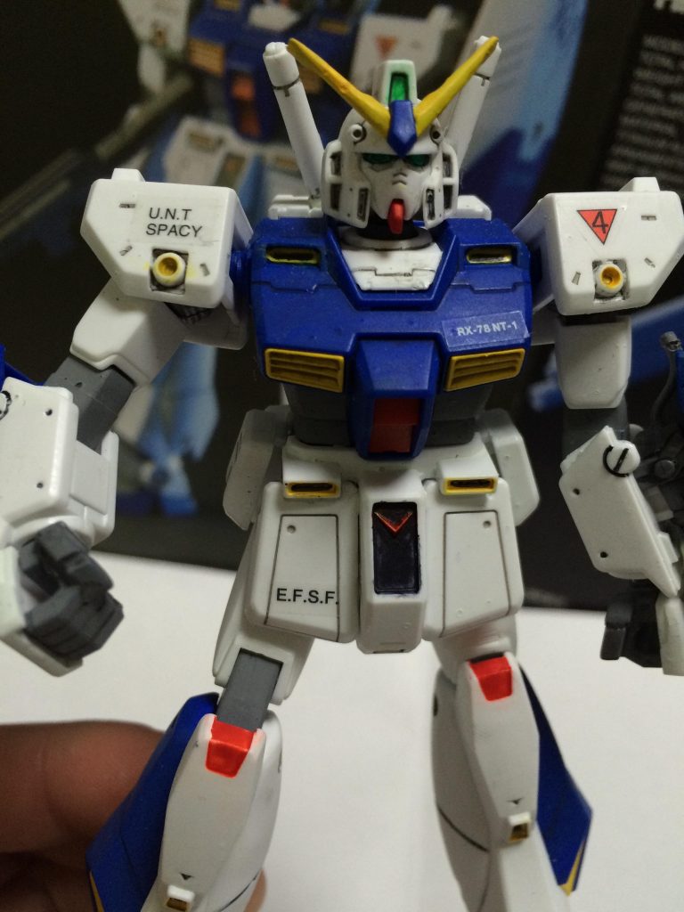 全塗装ですが、墨入れだけでもカッコ良さそう。