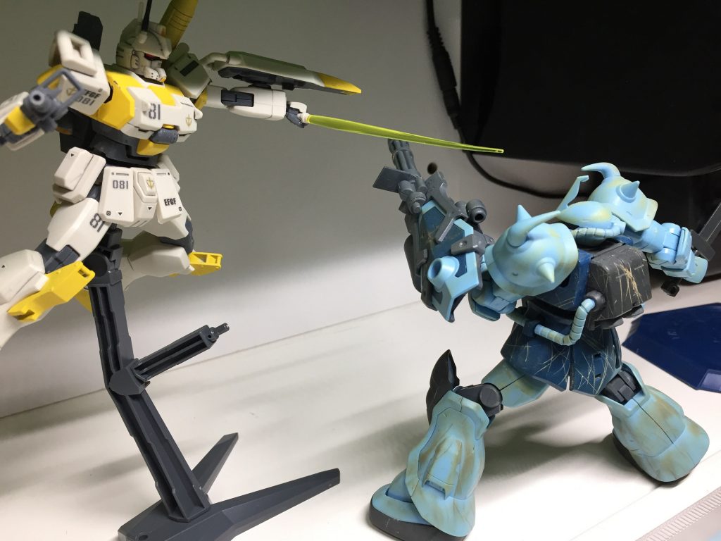 因縁の対決的な