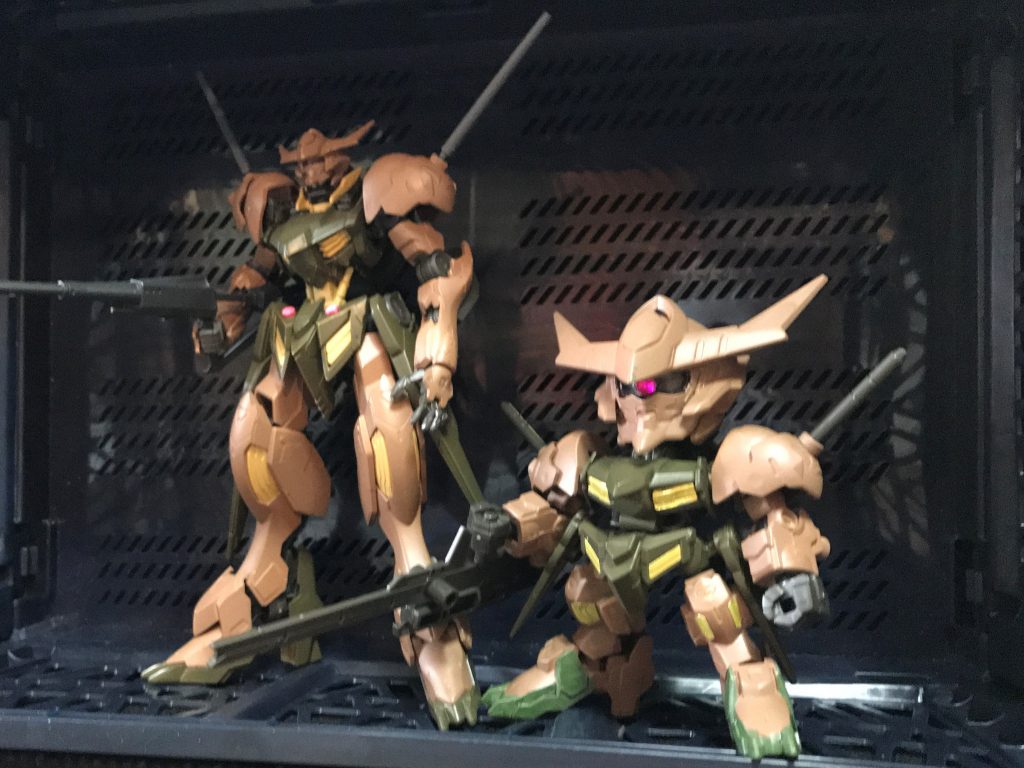 オリジナルと2ショット