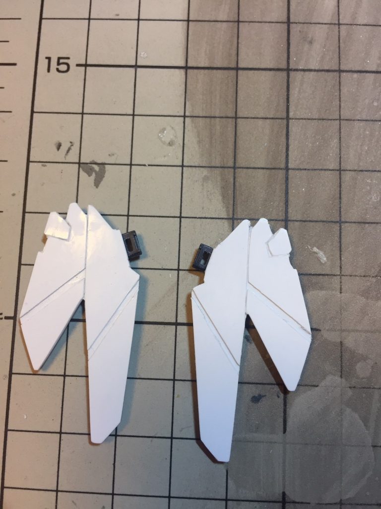 プラ版工作、取り付けは上下裏表逆に付けてます。