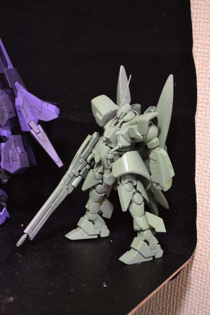 木星帰り感を出すためにGN-X買ってきてパーツを配置して今の形に。