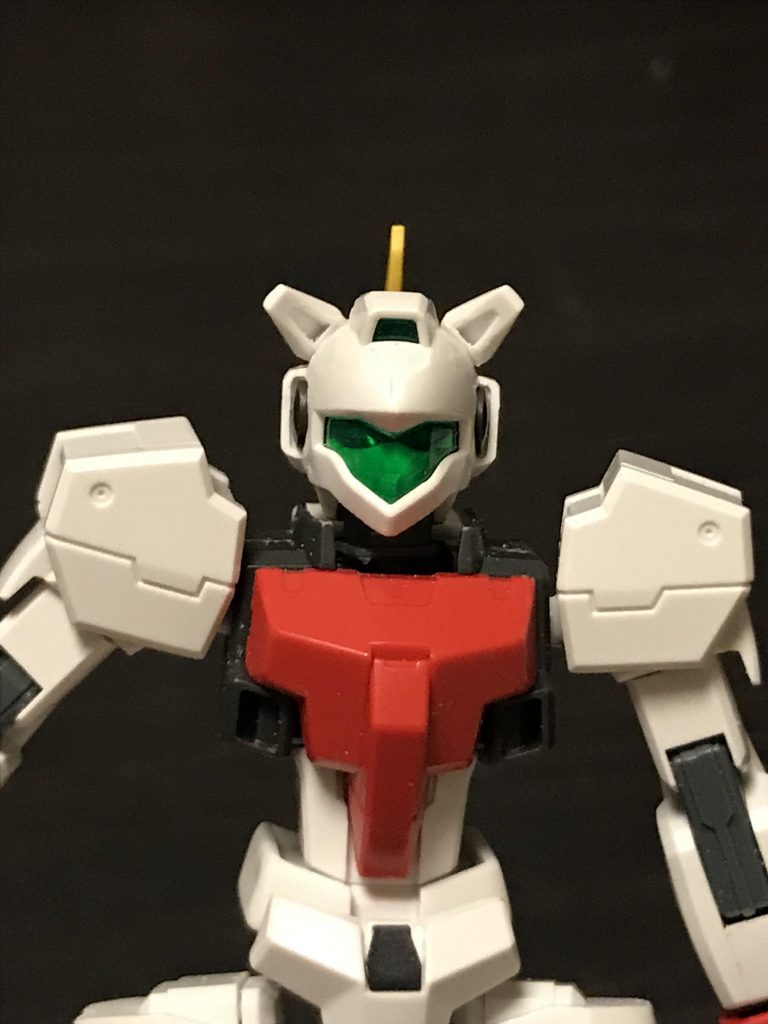 頭部に耳型のセンサーを取り付けました。